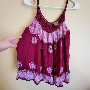 NF Collection Free Size Cami Top Floral Butterfly